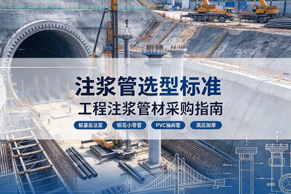 成安注浆管选型标准