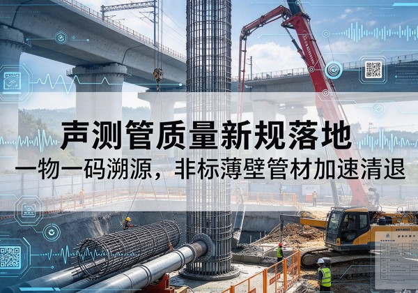 成安声测管质量新规落地，一物一码溯源，非标薄壁管材加速清退