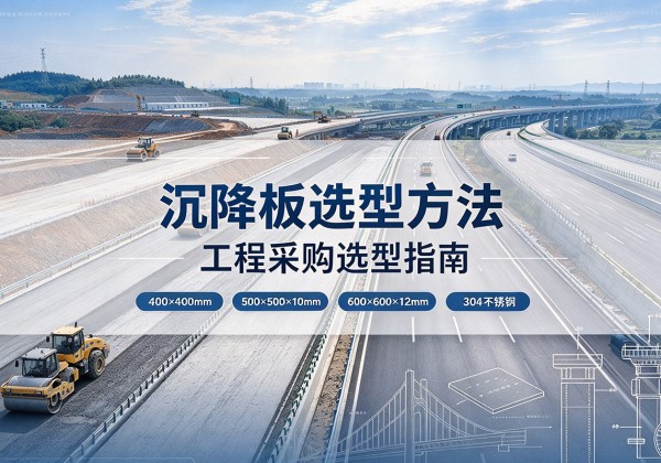 成安沉降板选择方法